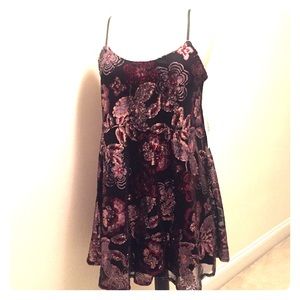 Emerald Sundae Floral-sequence Slip Dress